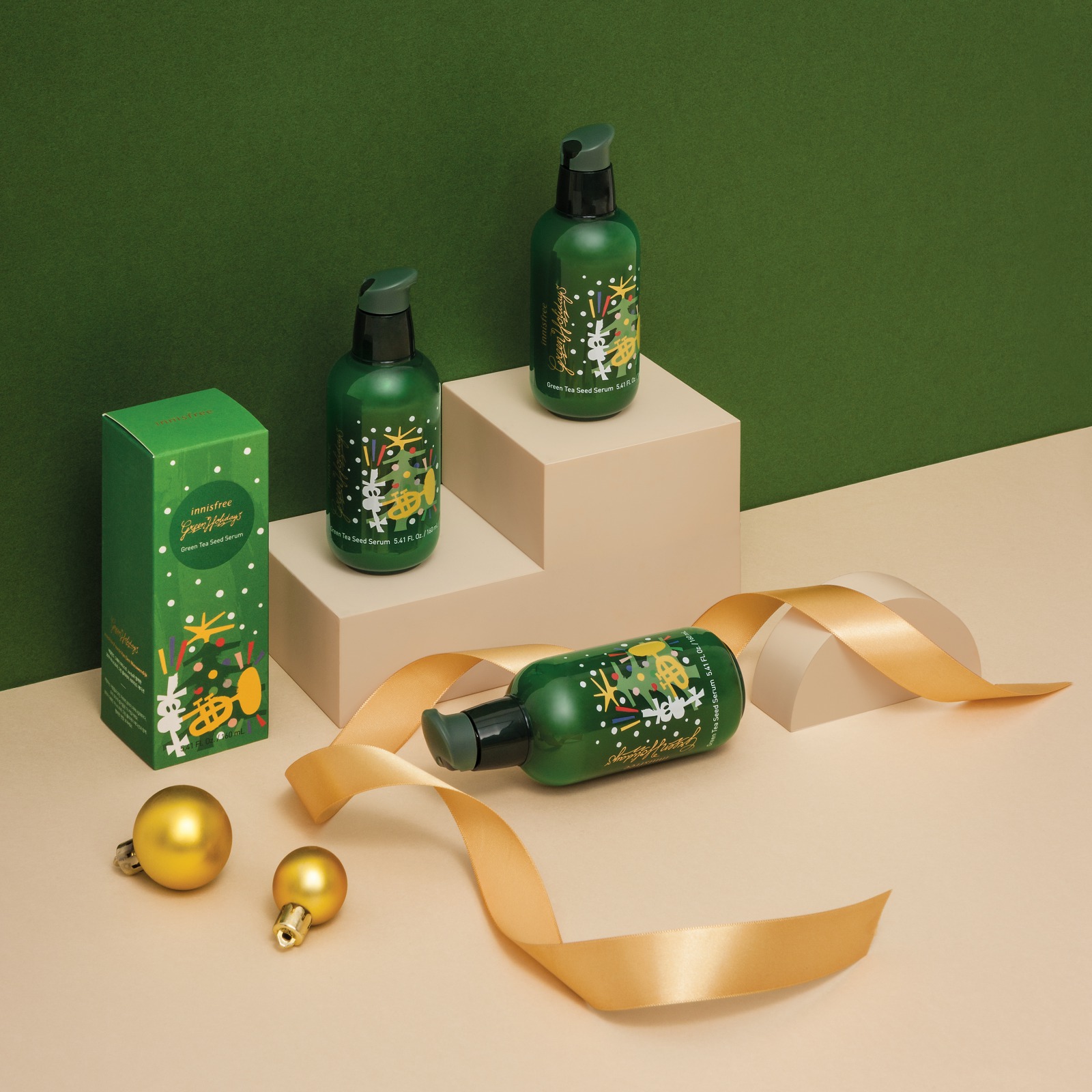 【グリーンホリデー】innisfree 2019ホリデーコレクションはクリスマスのポップなデザインにワクワクする!の画像